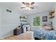 Charming bedroom featuring hardwood floors, natural light and plenty of space at 6575 E 171St St, Noblesville, IN 46062