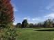 Beautifully landscaped front yard with colorful trees and flowers at 6575 E 171St St, Noblesville, IN 46062