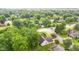 A beautiful aerial view of a neighborhood with lush, mature trees in a community setting at 6980 White Oak Dr, Avon, IN 46123
