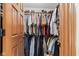 Walk-in closet with ample storage with rods and shelves for optimal organization at 6980 White Oak Dr, Avon, IN 46123