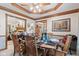 Stylish dining area with ample seating and seamless flow to living spaces at 6980 White Oak Dr, Avon, IN 46123