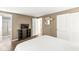Inviting main bedroom with hardwood floors, closet space, and an en-suite bathroom provides a private retreat at 7616 E Concord Ln, Fishers, IN 46038