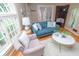 Cozy living room showcasing stylish furniture, natural light, and warm hardwood floors for a welcoming ambiance at 828 N Butler Ave, Indianapolis, IN 46219