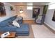 Cozy living room with an accent wall, sofa, and stylish decor at 828 N Butler Ave, Indianapolis, IN 46219