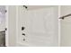 Clean white bathroom featuring new shower and fixtures at 8920 Caminito Rd, Indianapolis, IN 46234