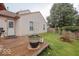 Wooden deck and fenced backyard is perfect for outdoor enjoyment at 982 Ramsgate Rd, Greenwood, IN 46143