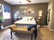 This bedroom is filled with natural light, creating a warm and cozy atmosphere with a tranquil place to unwind at 1027 Springway Dr, Shelbyville, IN 46176