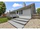 Backyard showing the deck, stairs and screened in porch on home at 10753 Seaview Ln, Indianapolis, IN 46236