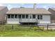 Backyard of home with a screened in porch at 10753 Seaview Ln, Indianapolis, IN 46236