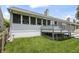 Backyard with a screened in porch and deck at 10753 Seaview Ln, Indianapolis, IN 46236