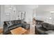 Bright living room with fireplace and hardwood floors at 10753 Seaview Ln, Indianapolis, IN 46236