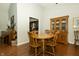 Dining room with hardwood flooring at 13 Fairlane Dr, Brownsburg, IN 46112