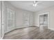 Bright open living room with neutral paint, modern flooring, and ample natural light at 1310 California St, Columbus, IN 47201