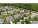 Community aerial view showing many homes on spacious lots at 13992 Wynngate Ln, Fishers, IN 46038