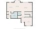 Detailed first floor plan featuring an open-concept kitchen, dining, and living area at 13992 Wynngate Ln, Fishers, IN 46038