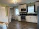 Modern kitchen with stainless steel appliances and updated cabinets at , Lebanon, IN 46052