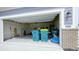 An open garage reveals ample space, perfect for storage and convenience at 17303 Lillian St, Westfield, IN 46074