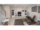 Spacious basement with neutral carpet, decorative rug, and built-in cabinets perfect for entertaining at 18432 Oriental Oak Ct, Noblesville, IN 46062