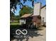 Cozy backyard featuring a storage shed and outdoor seating area at 241 Deborah Ln, Whiteland, IN 46184