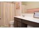 Traditional vanity with integrated sink in the full bathroom at 2615 Pumpkin Patch Ln, Indianapolis, IN 46229