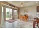 Bright dining area near sliding glass doors, perfect for entertaining at 2615 Pumpkin Patch Ln, Indianapolis, IN 46229