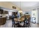 Eat-in kitchen area featuring modern appliances, ample lighting, and seating at 272 N Peterman Rd, Greenwood, IN 46142