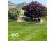 Manicured front yard with a red tree, landscaped bushes, and a well-kept lawn at 3354 Nottinghill Dr, Plainfield, IN 46168