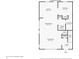 Downstairs floor plan featuring a kitchen, dining room, living room, laundry room, and a foyer at 3626 N Capitol Ave, Indianapolis, IN 46208
