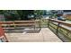 Spacious wooden back deck offers an outdoor living space at 435 N Rural Ne St, Indianapolis, IN 46201