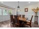 Dining room with hardwood floors, and traditional decor for cozy meals at 4356 N College Ave, Indianapolis, IN 46205