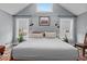 Spacious bedroom featuring hardwood floors, natural light, and modern decor at 4356 N College Ave, Indianapolis, IN 46205