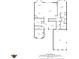 Detailed floor plan of the second floor of a home showcasing the layout of rooms and dimensions at 4434 Hickory Ridge Blvd, Greenwood, IN 46143