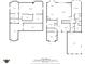 Detailed floor plans of both floors of a home showcasing the layout of rooms and dimensions at 4434 Hickory Ridge Blvd, Greenwood, IN 46143