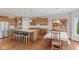 Spacious kitchen featuring a large island, stainless steel appliances, and ample cabinetry at 4434 Hickory Ridge Blvd, Greenwood, IN 46143