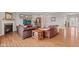 Inviting living room with a cozy fireplace and ample seating area at 4434 Hickory Ridge Blvd, Greenwood, IN 46143