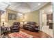 Basement offers comfortable seating area at 4446 Lakeridge Dr, Indianapolis, IN 46234