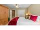 Comfortable bedroom with soft lighting, ceiling fan and neutral paint at 4446 Lakeridge Dr, Indianapolis, IN 46234