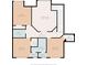 Detailed floor plan showcasing the layout of rooms and dimensions of the second floor of the house at 4446 Lakeridge Dr, Indianapolis, IN 46234