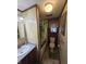 This bathroom features a shower and bathtub combination, a toilet and a mirror over the sink at 509 S E St, Arcadia, IN 46030