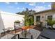Relaxing backyard patio featuring stylish furniture and a neutral rug, great for outdoor entertaining at 564 Parkhurst Ct, Greenwood, IN 46142