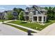 Beautiful two-story home features stone and siding, a well-manicured lawn, and established landscaping at 5706 Bentbrook Dr, Bargersville, IN 46106