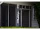 Close up of front door with address, side window and decorative accents at 6524 Amick Way, Indianapolis, IN 46268