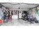 Spacious garage with ample storage and room for multiple vehicles or a workshop at 6524 Amick Way, Indianapolis, IN 46268