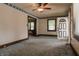 Spacious living room with a view to the next room at 7727 Huff St, Indianapolis, IN 46259