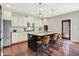 Modern kitchen with granite countertops and stainless steel appliances at 773 Bracknell Dr, Avon, IN 46123