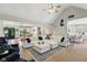 Comfortable living space with an open layout, flowing into the kitchen and dining areas at 8301 Cooper Ln, Zionsville, IN 46077
