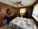 Cozy bedroom featuring a double bed, wood details, and ample natural light at 8664 S Nash Dr, Nineveh, IN 46164