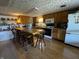 View of the kitchen with an island and full appliances at 8664 S Nash Dr, Nineveh, IN 46164
