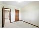 Bedroom with carpet, window, door and electrical outlets at 1326 Pebble Brook Dr, Noblesville, IN 46062