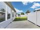 The property features a backyard patio, nice landscaping, and a privacy fence at 1396 Lexington Trl, Greenfield, IN 46140